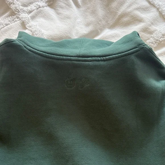 Glossier Green Hoodie NWOT - Picture 6 of 6